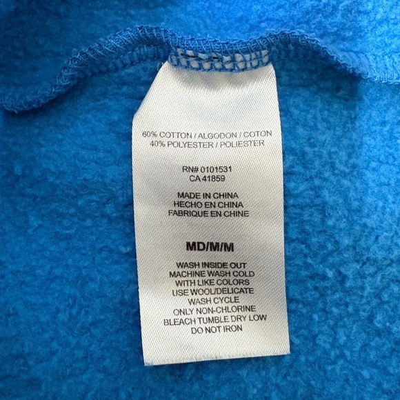 Blue Strawberry Shortcake Sweatshirt Crewneck Relaxed Cozy Fit - Picture 8 of 9